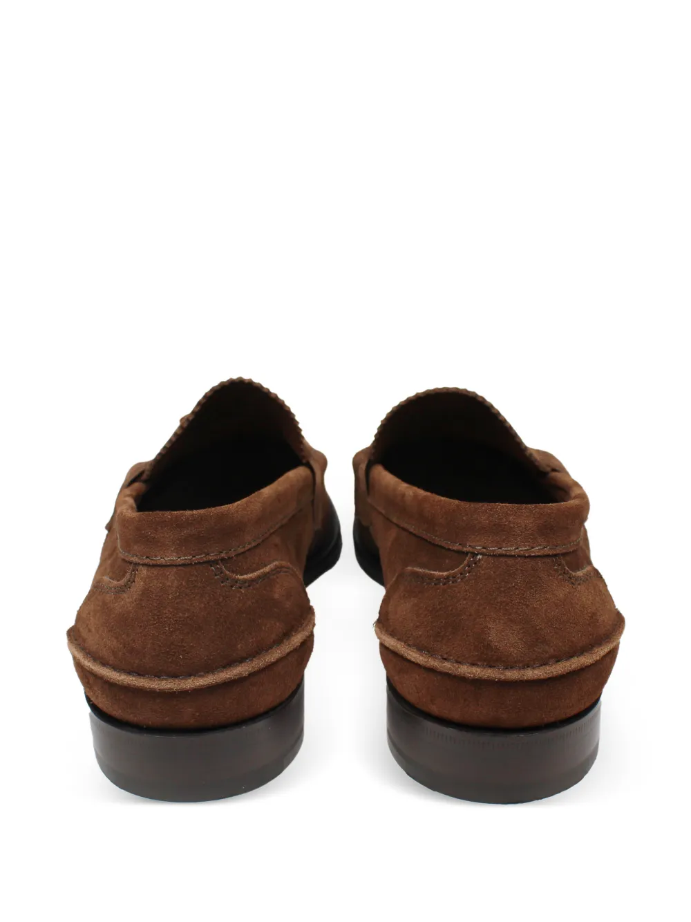 Tassel-Embellishment Leather Loafers - Image 3