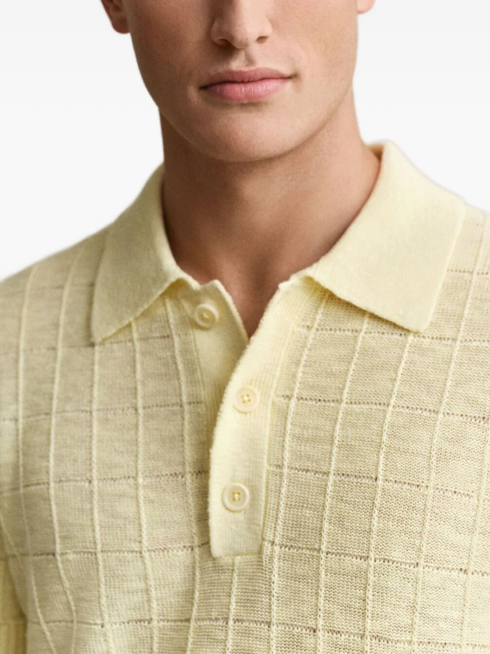 Textured Polo Shirt - Image 3