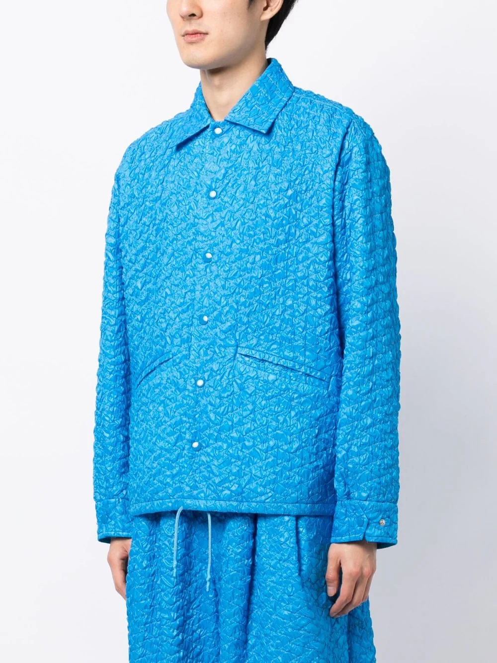 Textured Shirt Jacket - Image 3