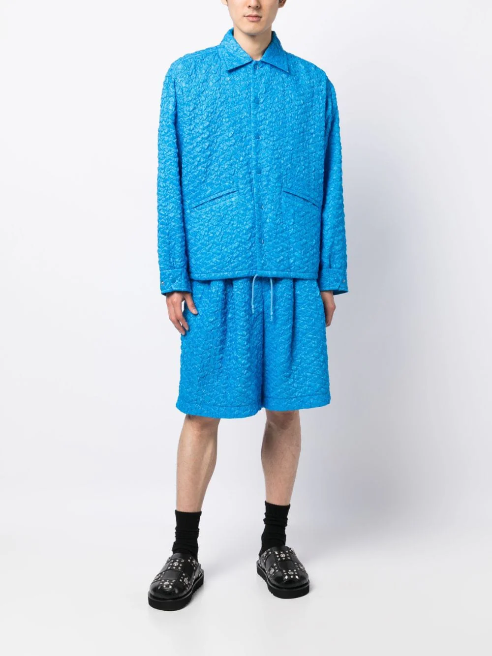 Textured Shirt Jacket - Image 5