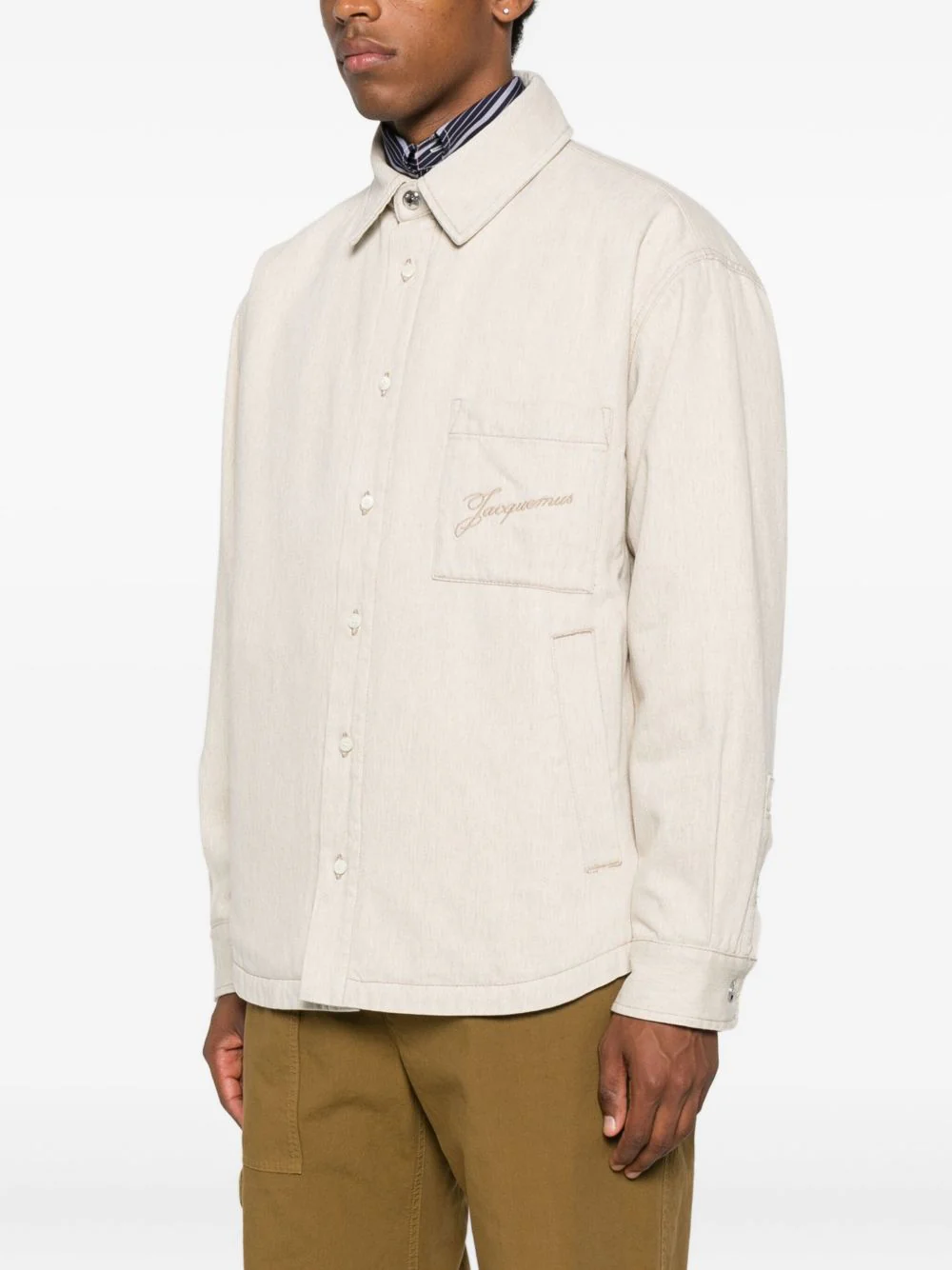 The Boulanger Embroidered Overshirt - Image 3