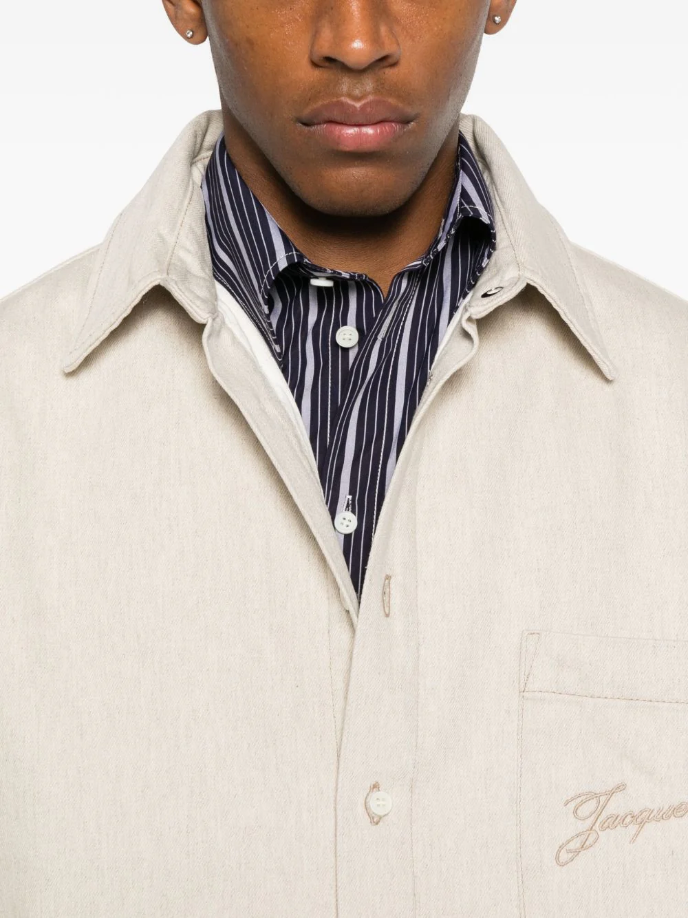 The Boulanger Embroidered Overshirt - Image 5