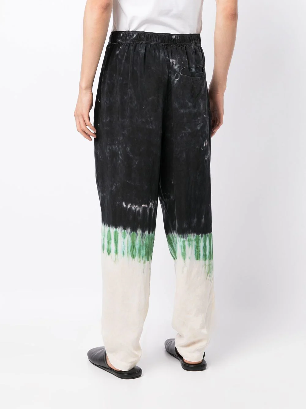 Tie-Dye Print Straight-Leg Trousers - Image 4
