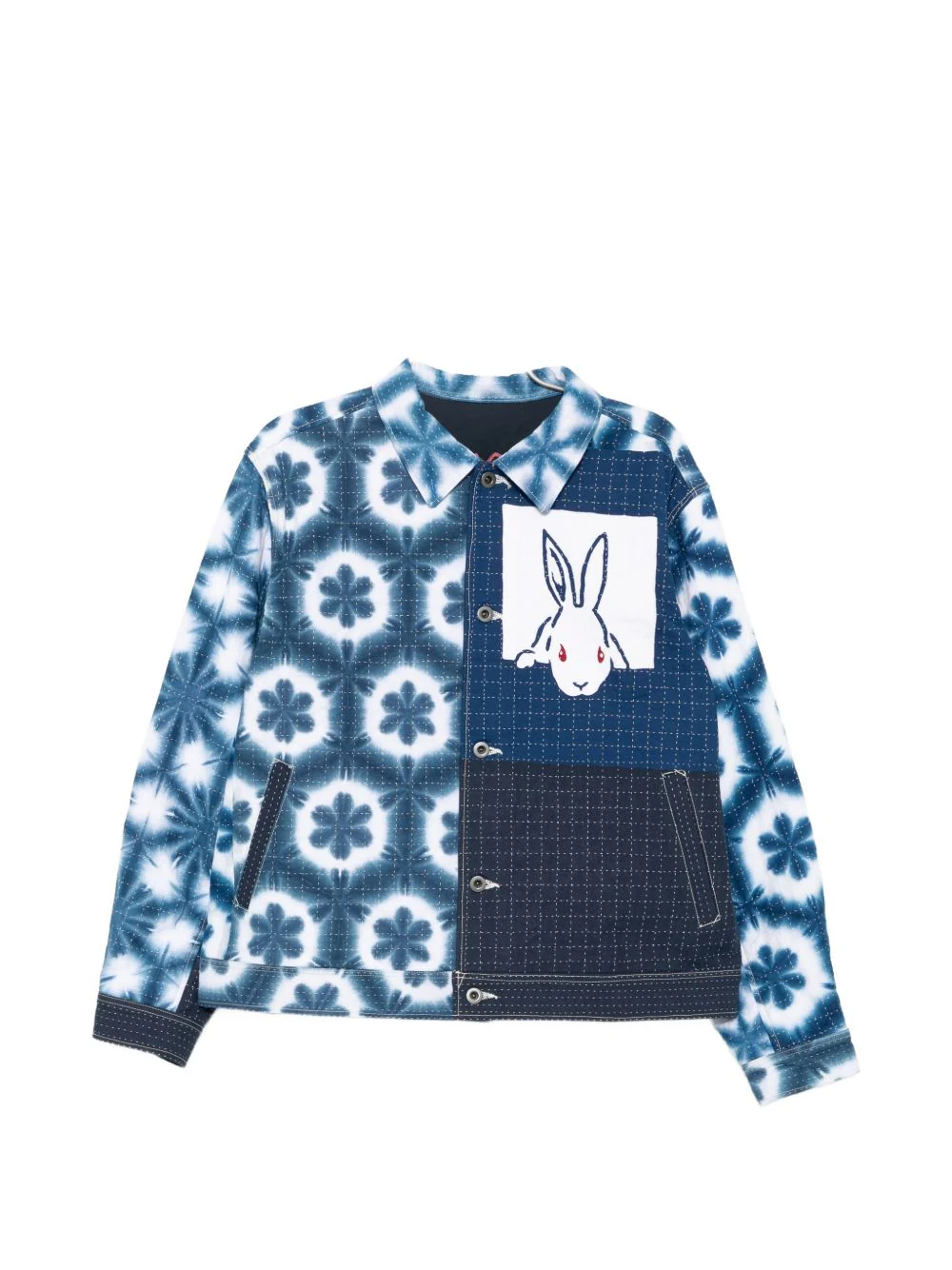 Tie-Dye Shirt Jacket
