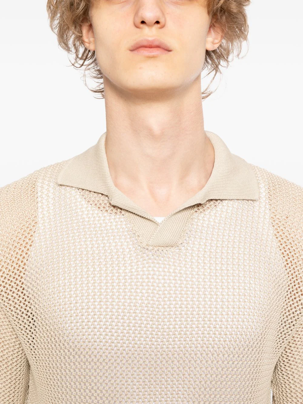 Tilley Knitted Polo Shirt - Image 3