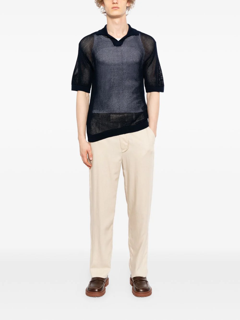 Tilley Knitted Short-Sleeve Polo Shirt - Image 4