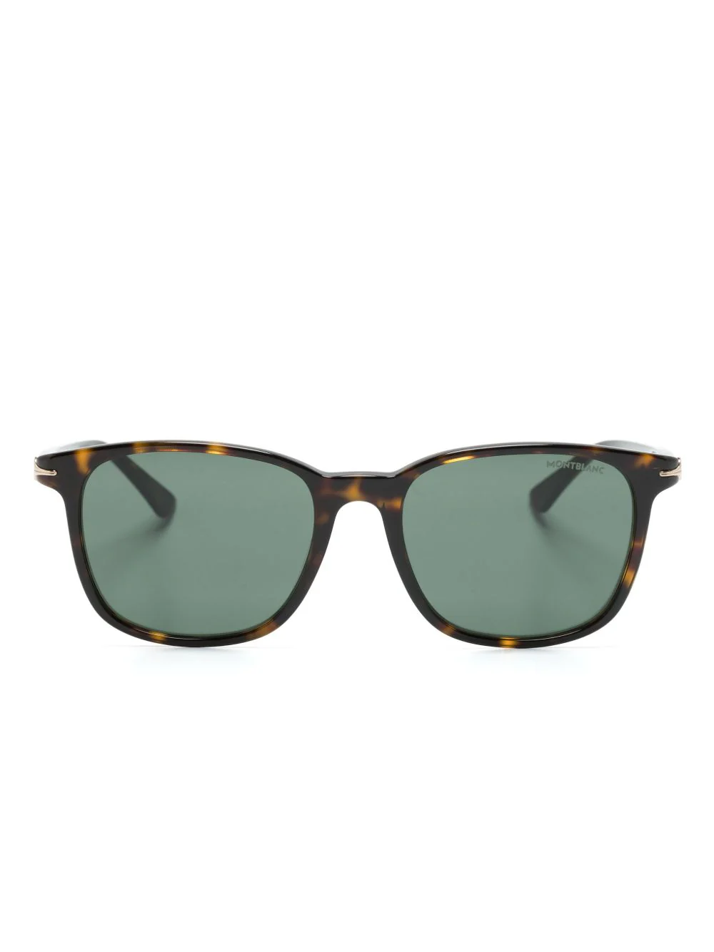 Tortoiseshell Square-Frame Sunglasses