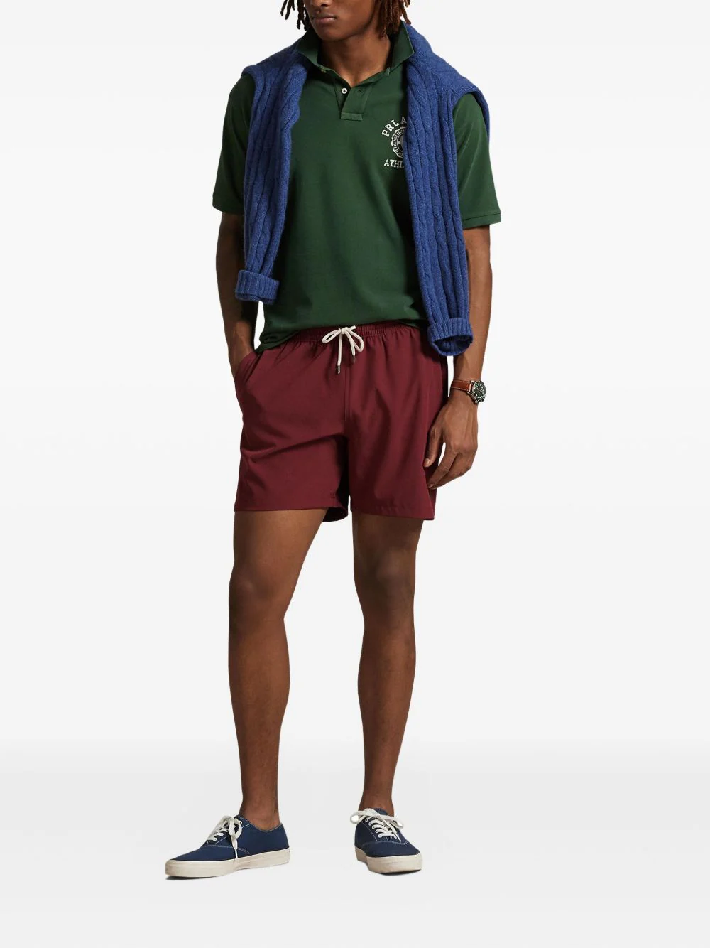 Traveller Elasticated-Drawstring Swim Shorts - Image 2