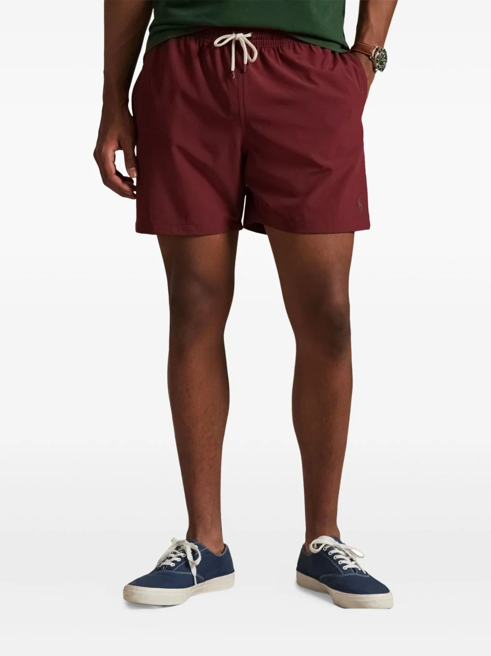 Traveller Elasticated-Drawstring Swim Shorts - Image 4