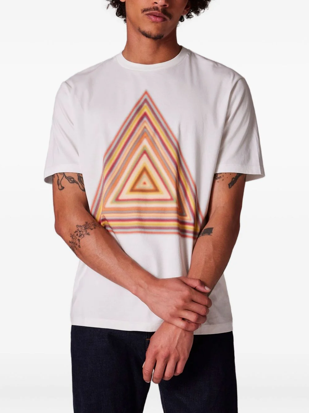 Triangle-Print T-Shirt - Image 3