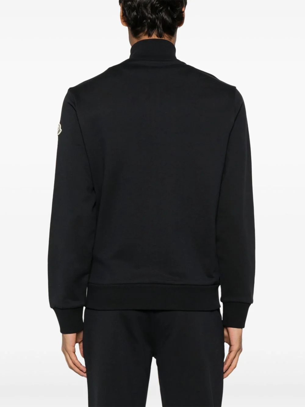 Tricolour-Trim Cotton Sweatshirt - Image 2
