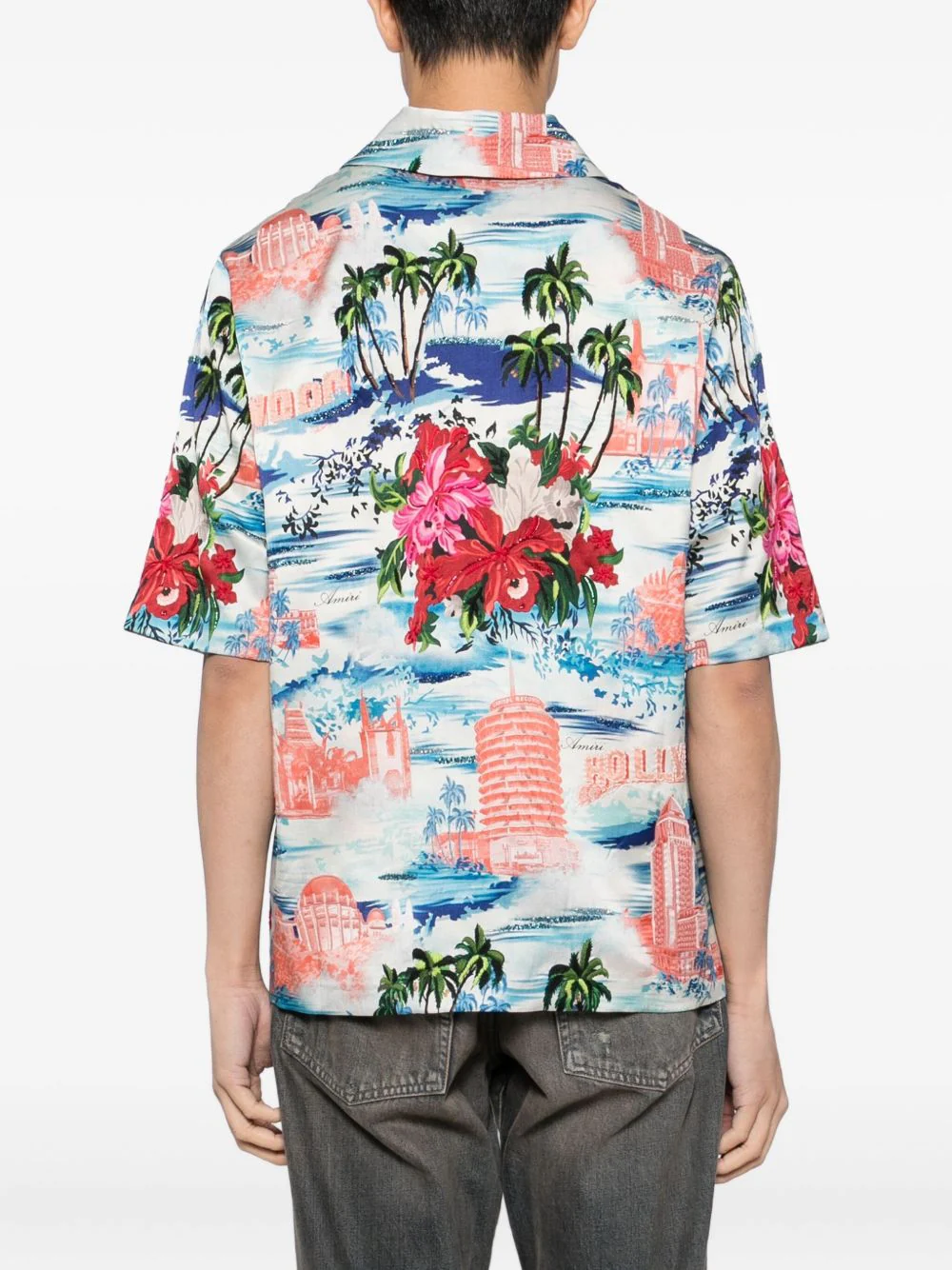 Tropical-Print Short-Sleeve Shirt - Image 5