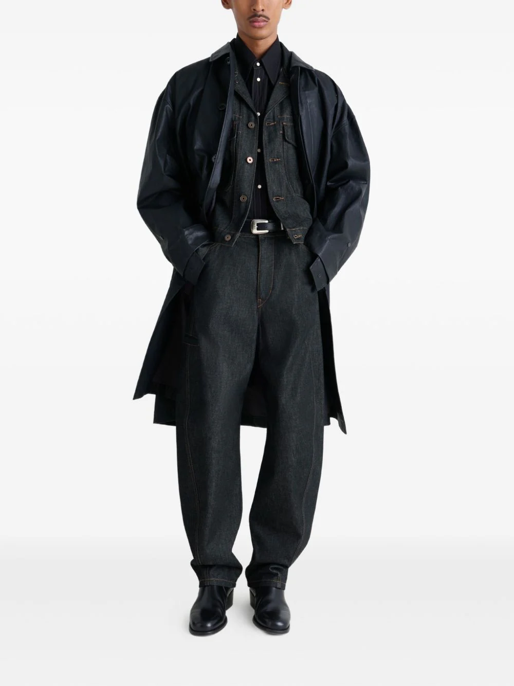 Twisted Workwear Panel Jeans - Image 4