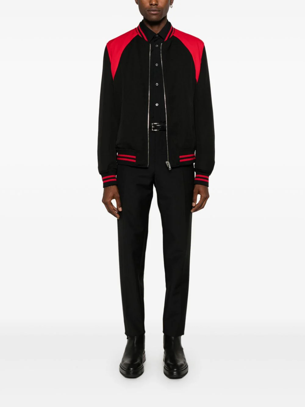 Two-Tone Reversible Bomber Jacket - Image 2