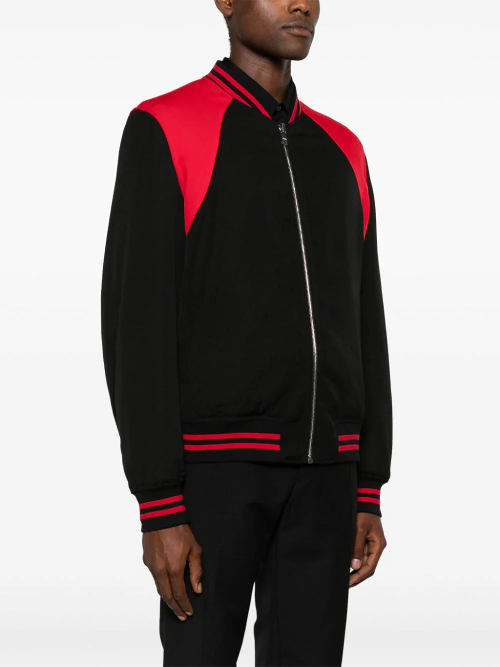 Two-Tone Reversible Bomber Jacket - Image 3
