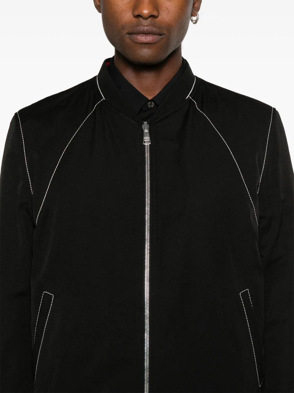 Two-Tone Reversible Bomber Jacket - Image 6