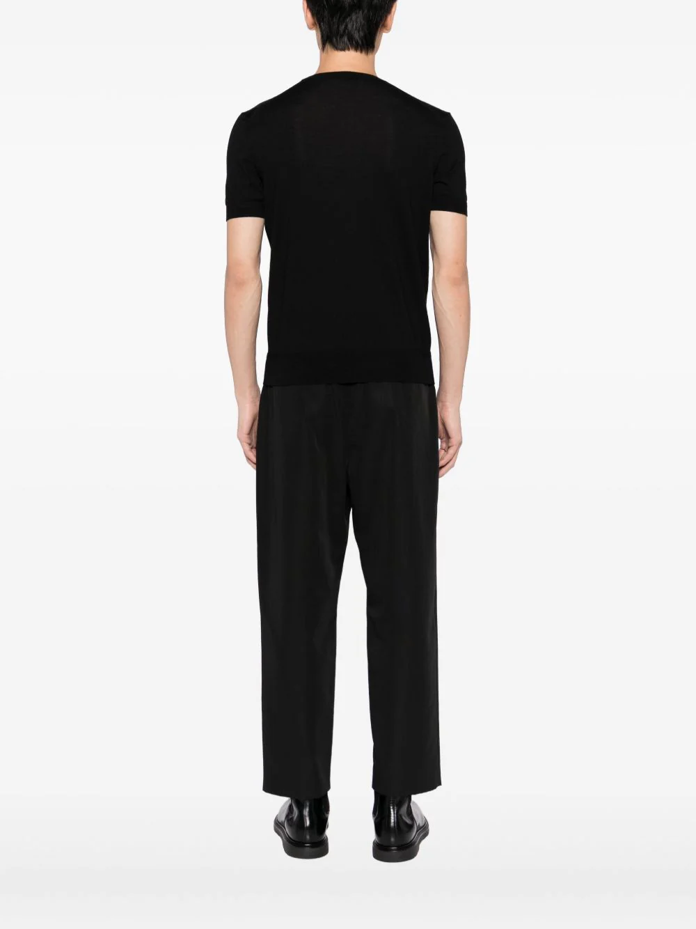 V-Neck Knitted Tee - Image 2