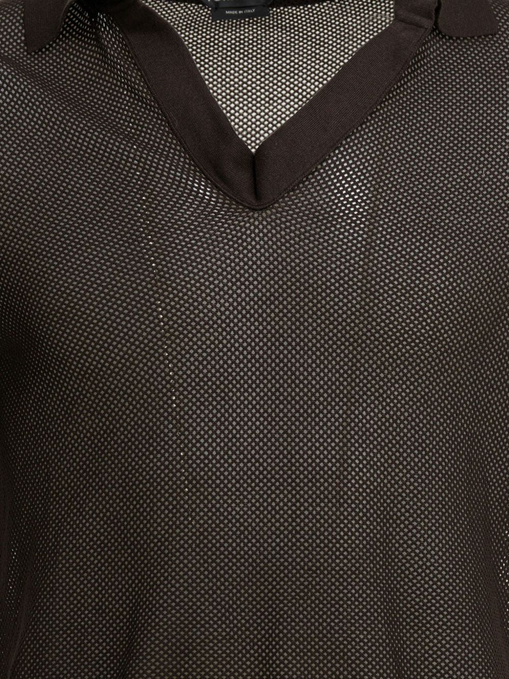 V-Neck Mesh T-Shirt - Image 3