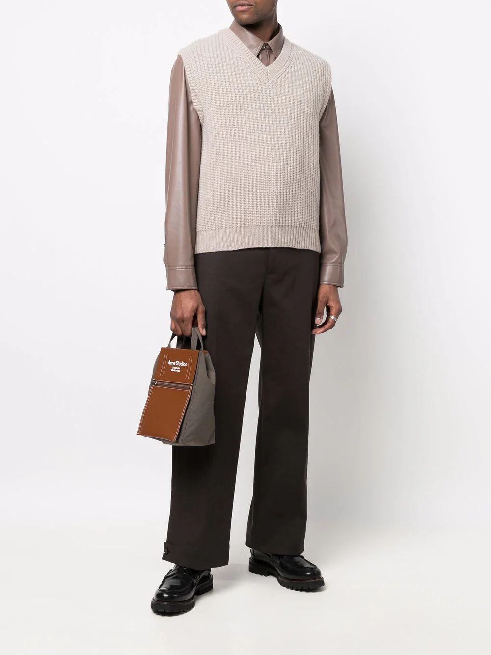 V-Neck Sweater Vest - Image 2