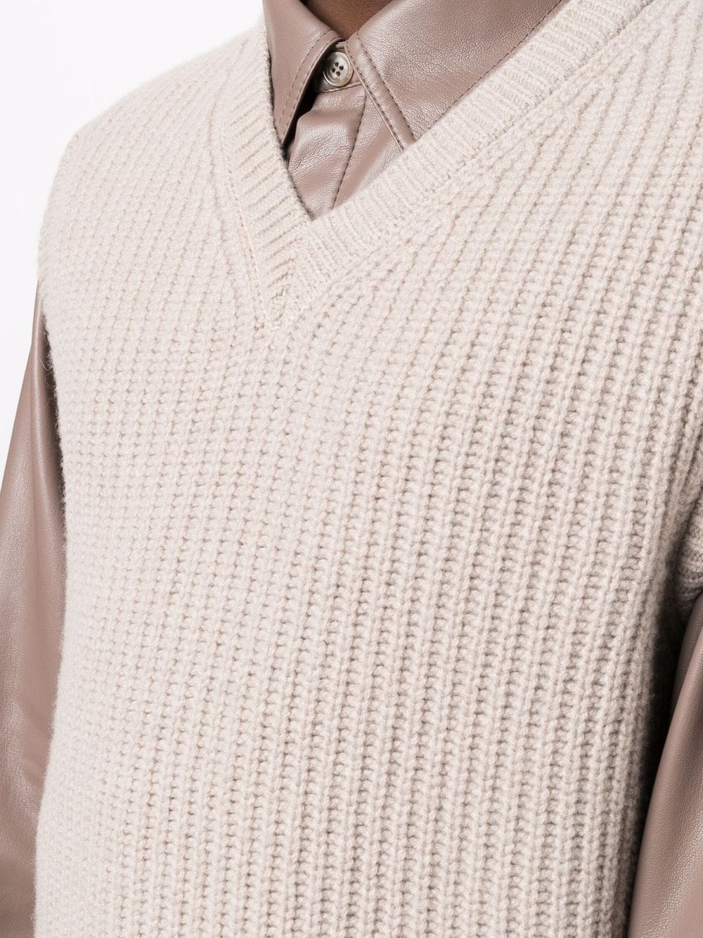 V-Neck Sweater Vest - Image 3