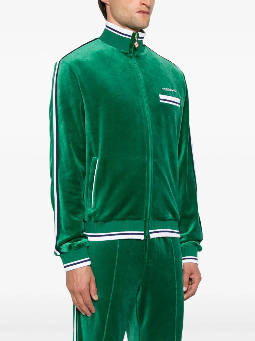 Velour Track Jacket - Image 3