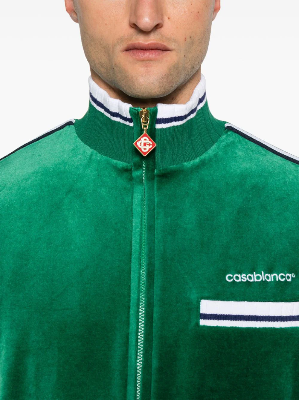 Velour Track Jacket - Image 5