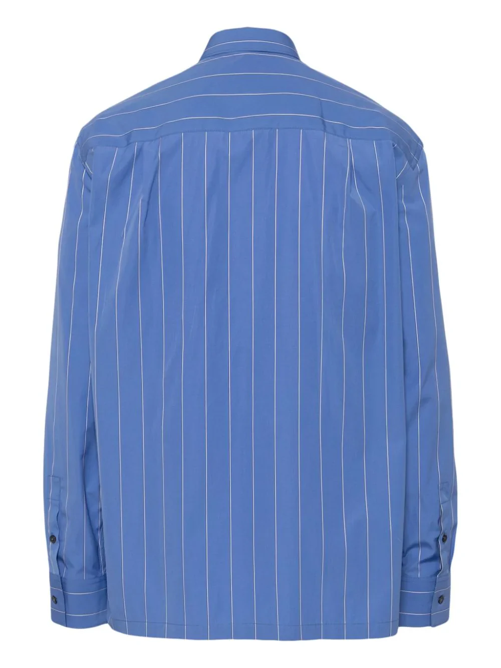 Vetical-Stripe Print Cotton Shirt - Image 2