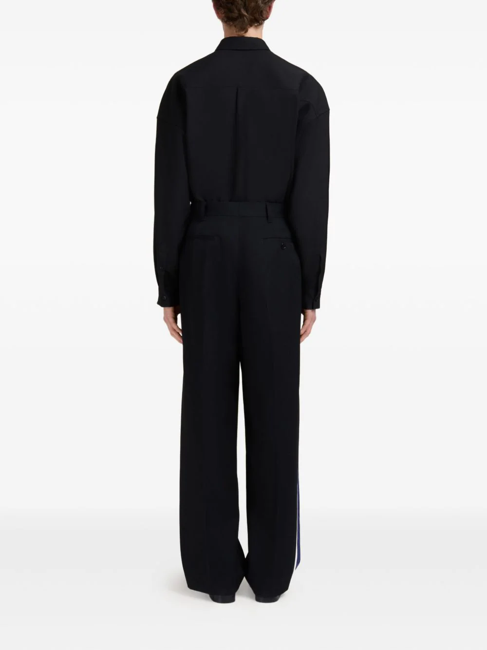 Virgin Wool Straight-Leg Trousers - Image 4