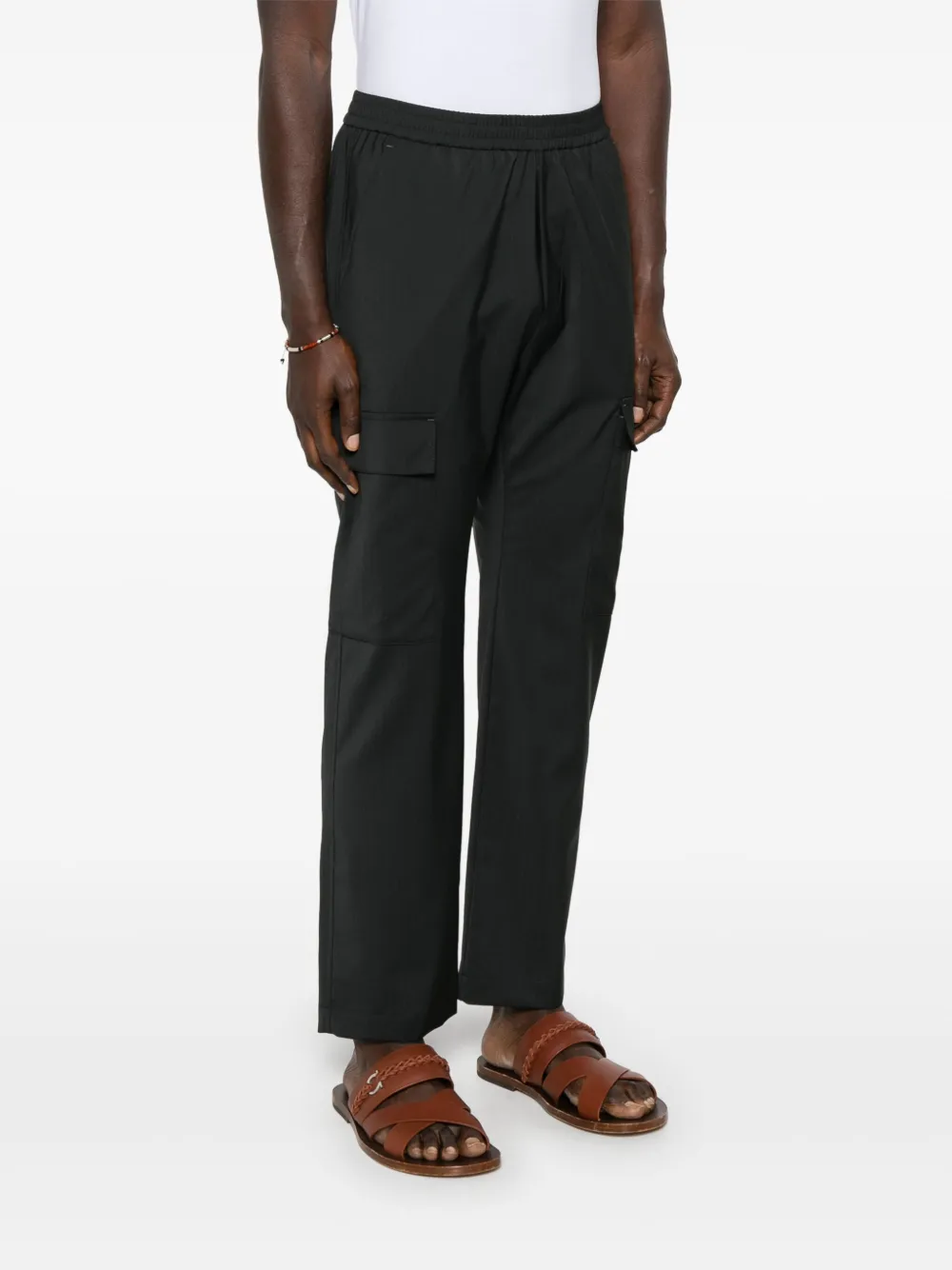 Virgin-Wool Track Trousers - Image 3