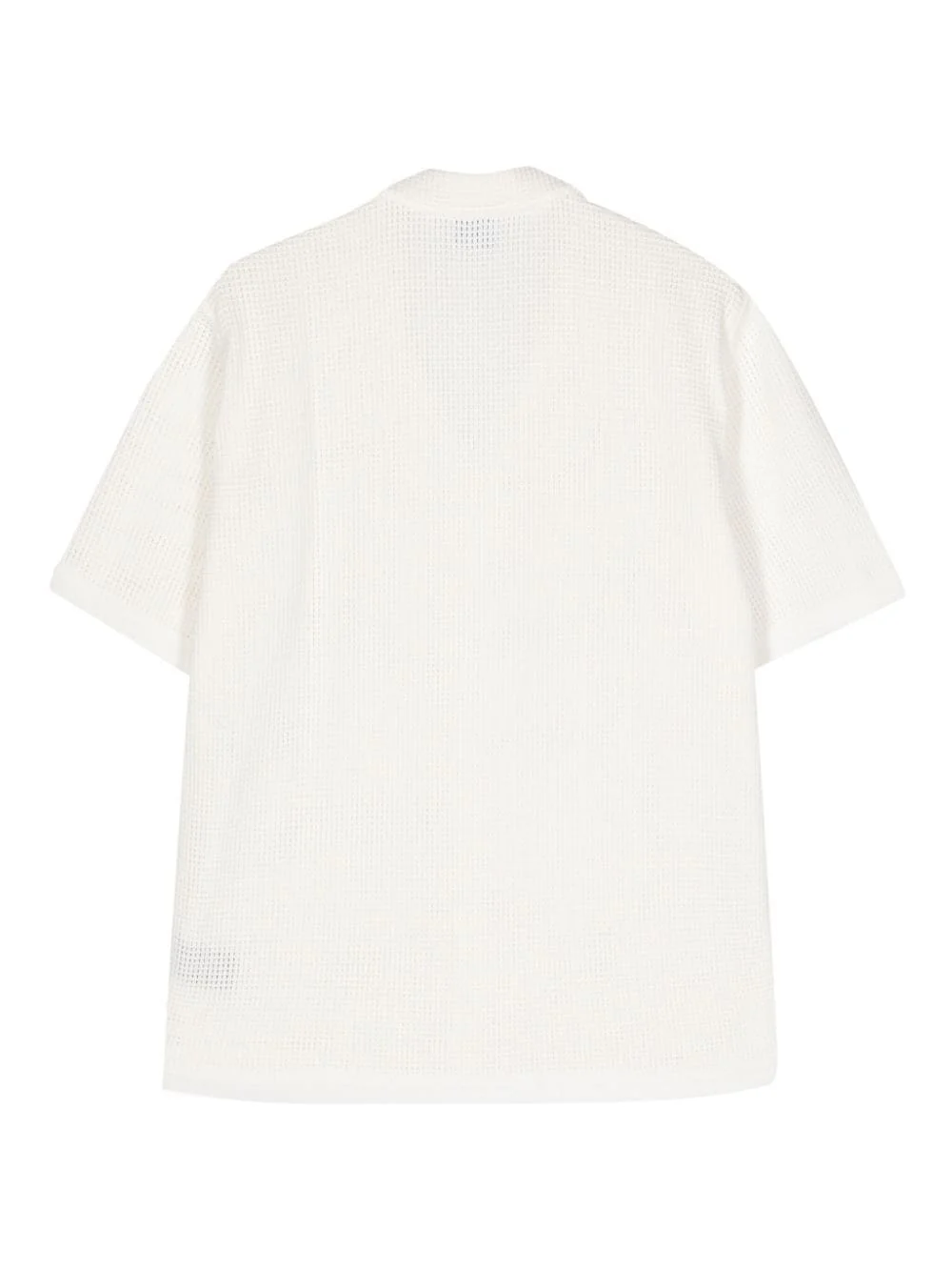 Waffle-Pattern Bowling Shirt - Image 2