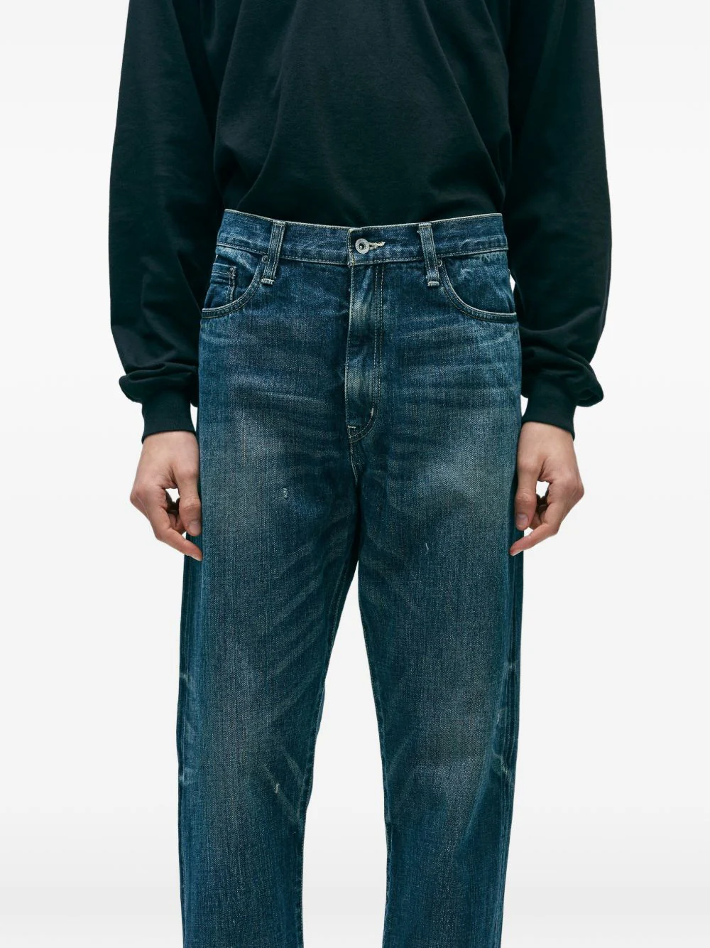 Washed Cotton Jeans - Image 4