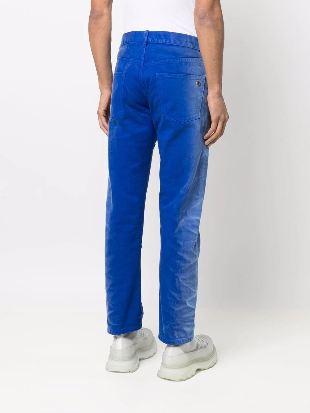 Washed-Effect Straight-Leg Jeans - Image 3