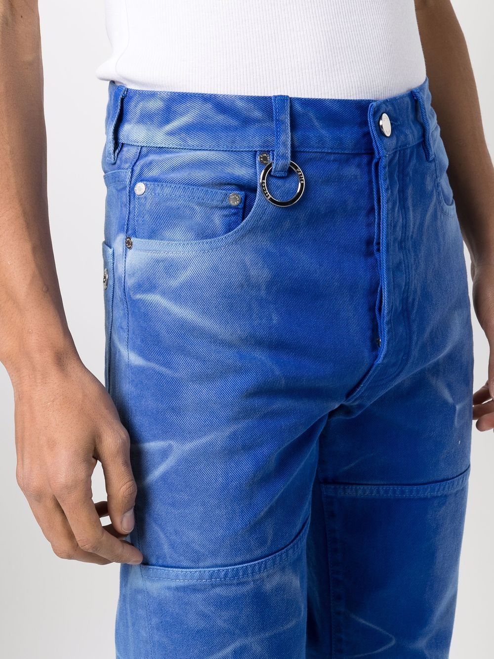 Washed-Effect Straight-Leg Jeans - Image 4