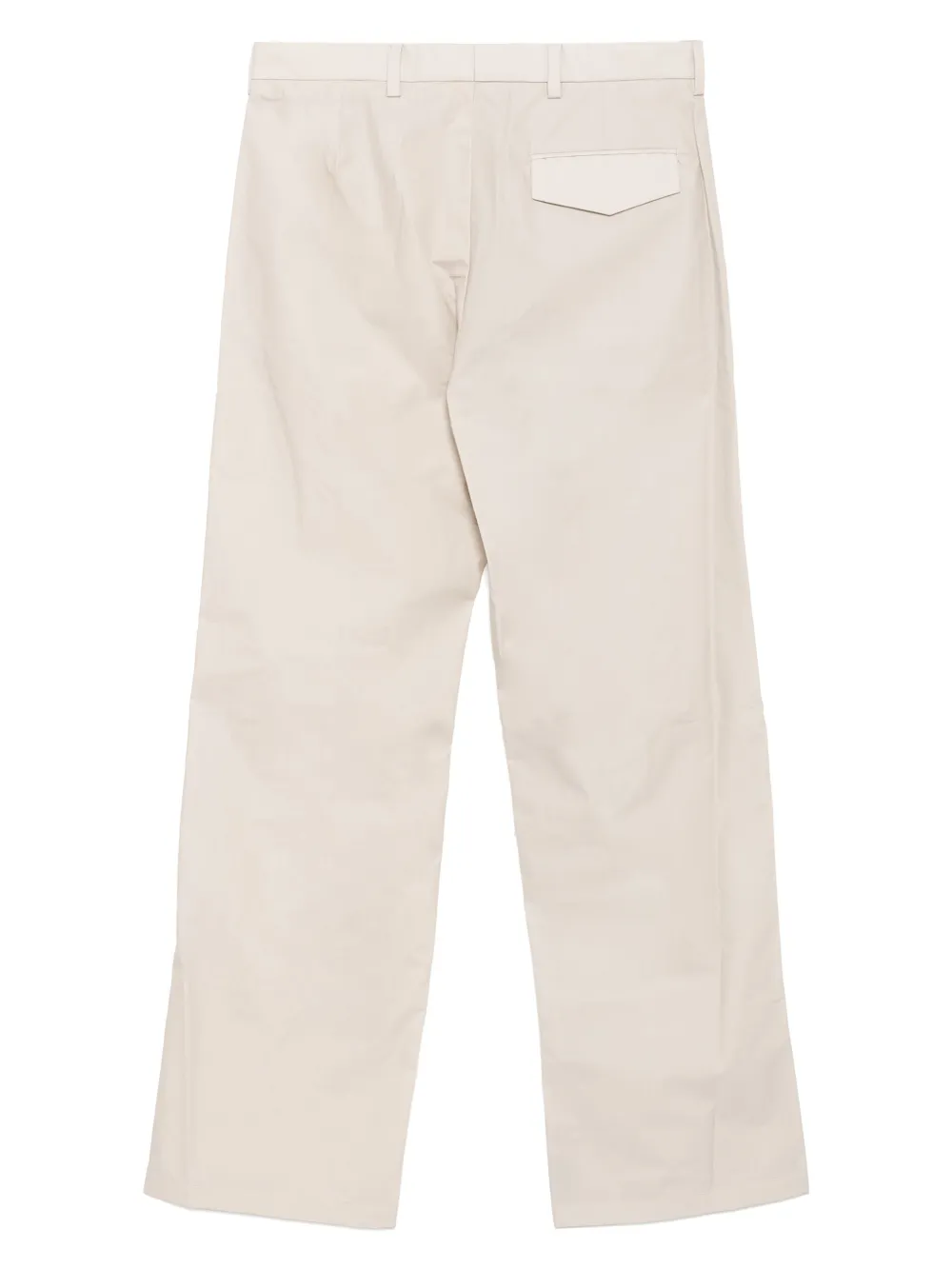 Waxed Poplin Trousers - Image 2