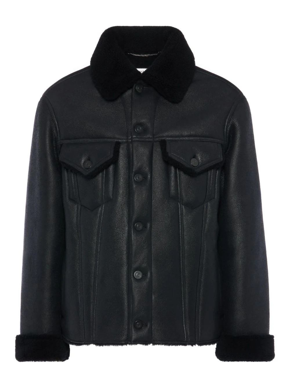 Waxed Shearling Jacket
