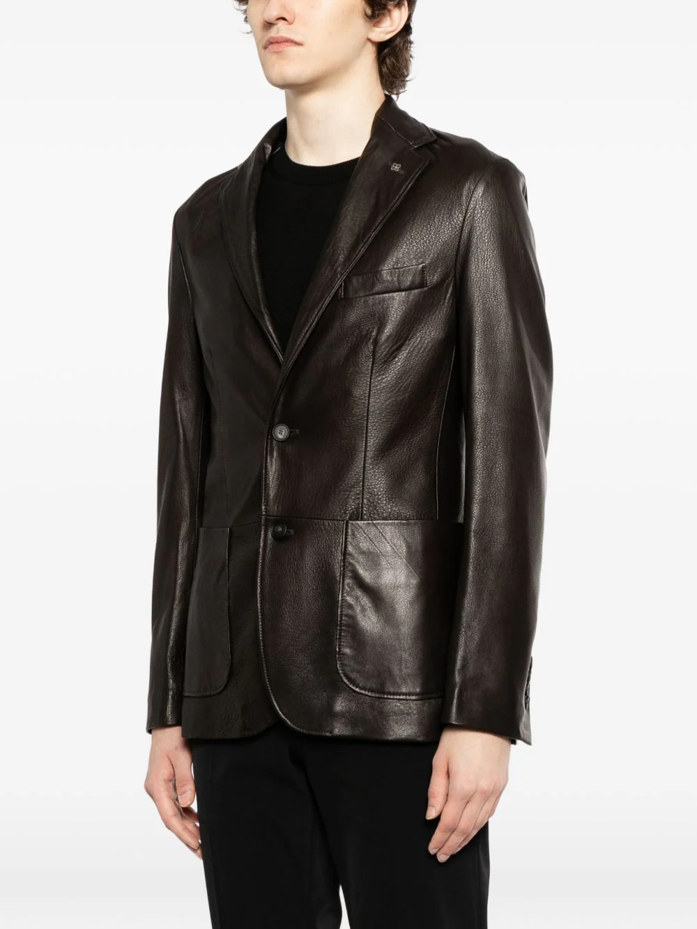 Wes Leather Jacket - Image 4