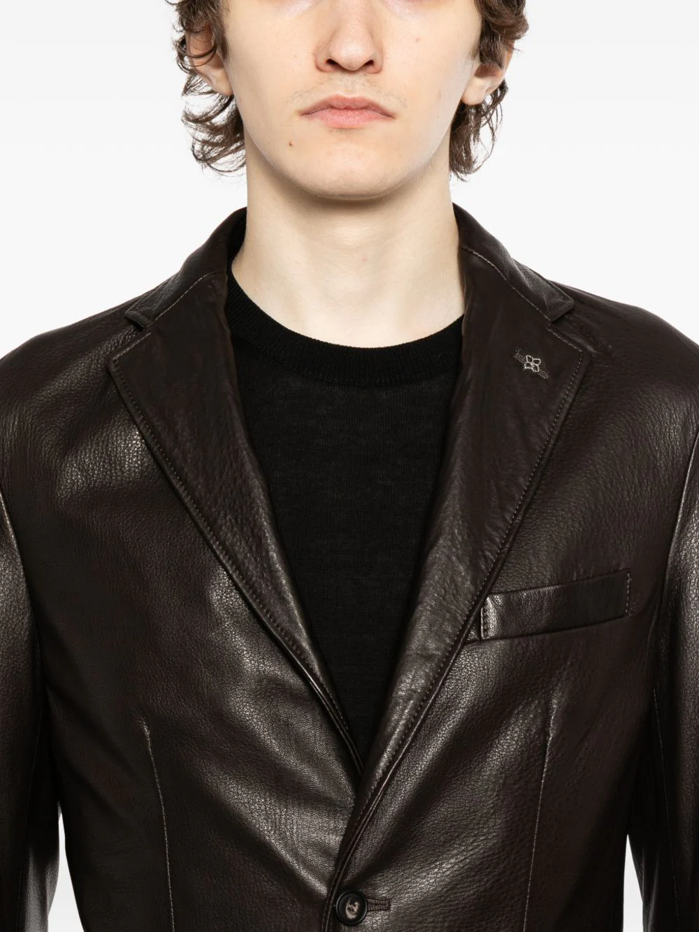 Wes Leather Jacket - Image 5