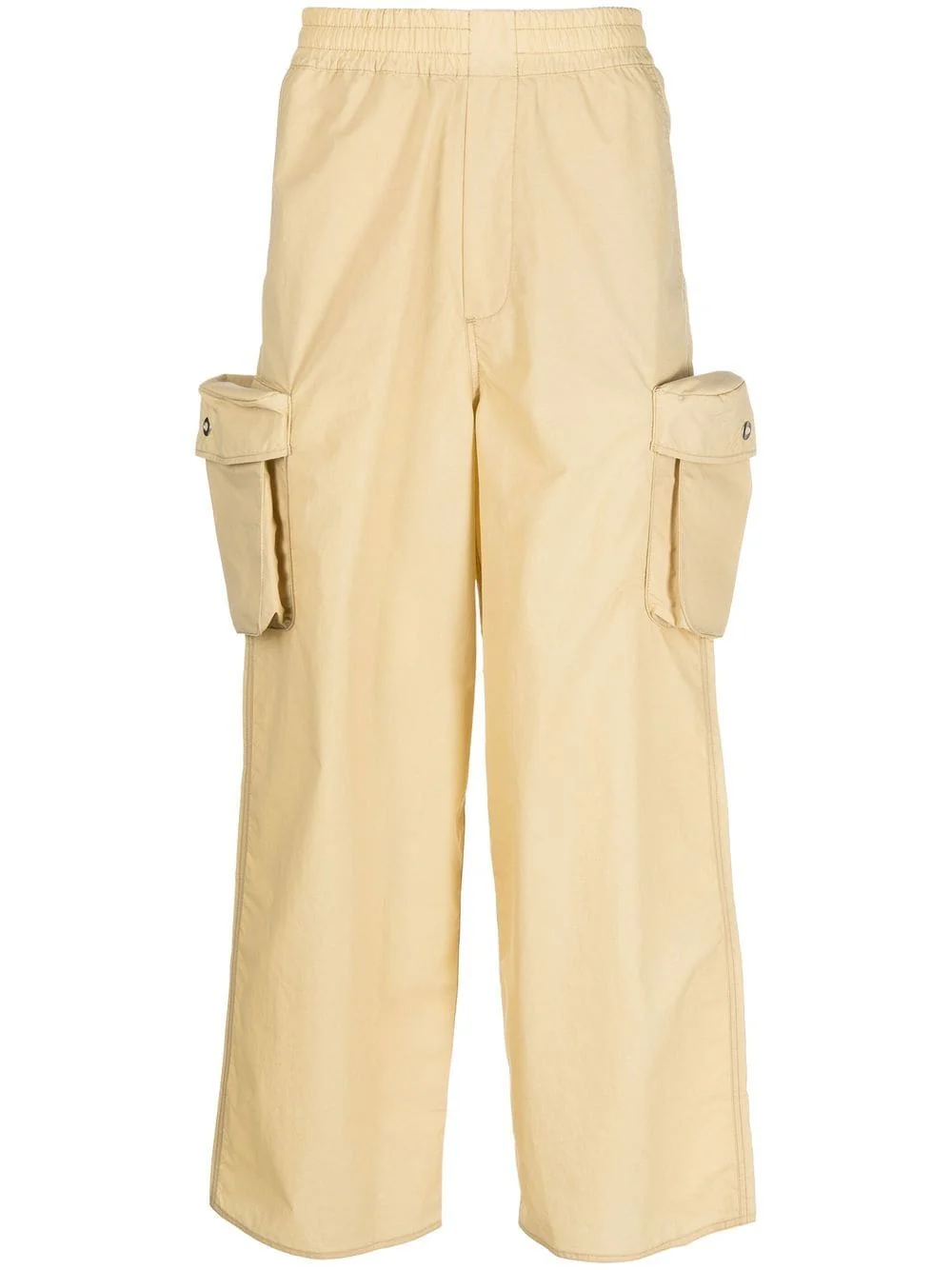 Wide-Leg Cargo Trousers