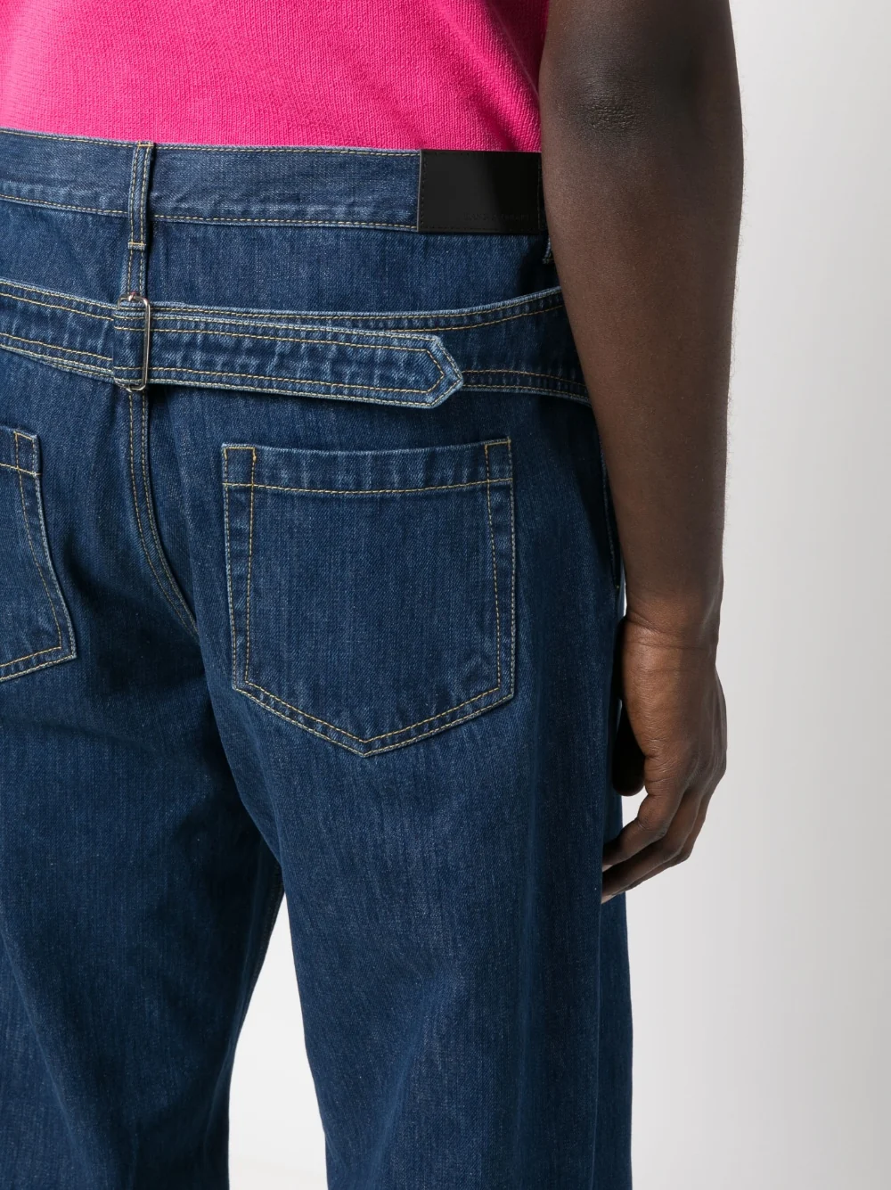 Wide-Leg Denim Trousers - Image 5
