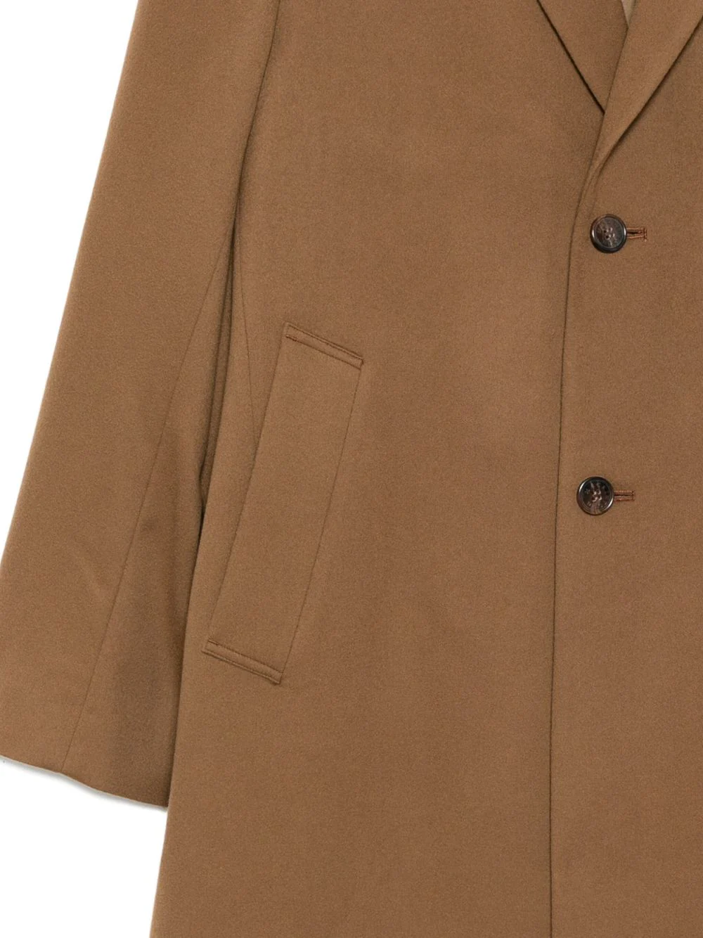 Wool Button-Up Coat - Image 3