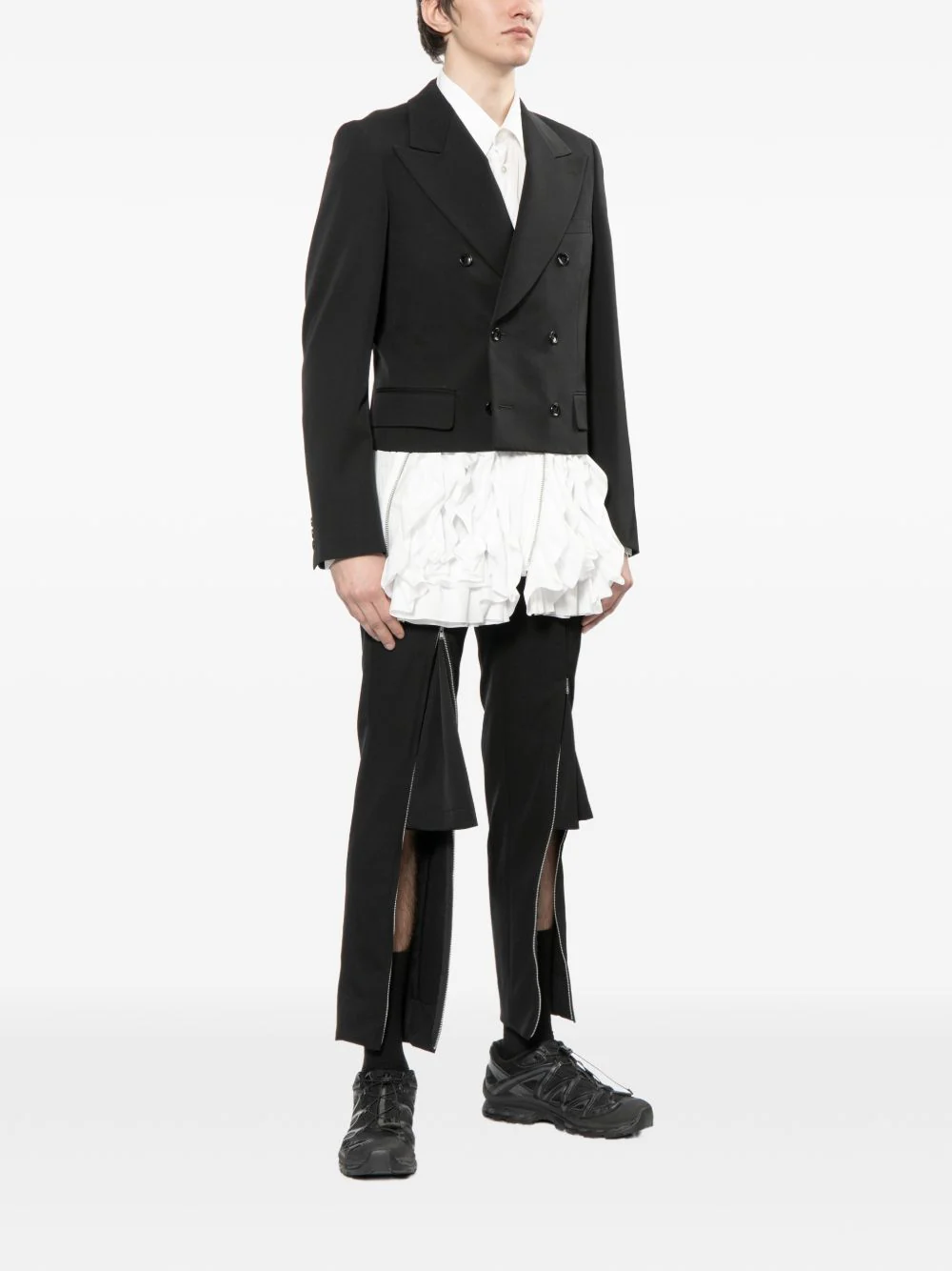 Wool Double-Breasted Blazer - Image 3