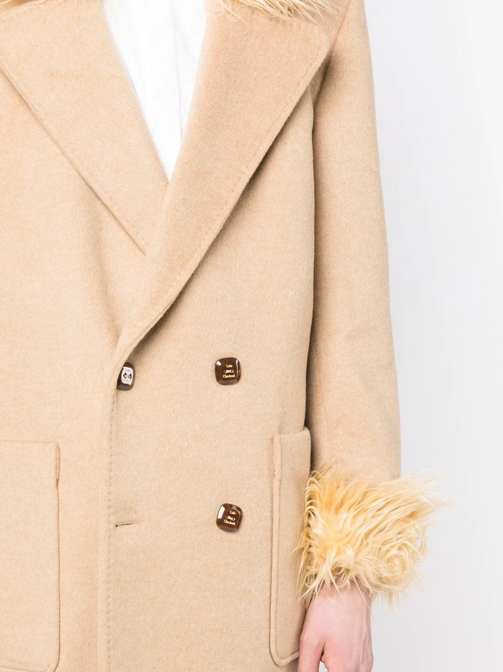 Wool Double-Breasted Coat - Image 4