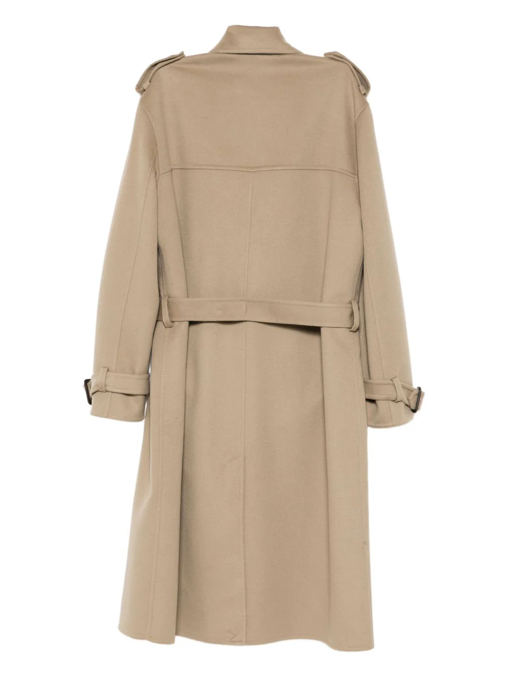 Wool Double-Breasted Trench Coat - Image 2