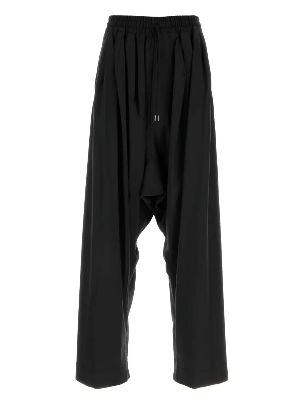 Wool-Drawstring Trousers