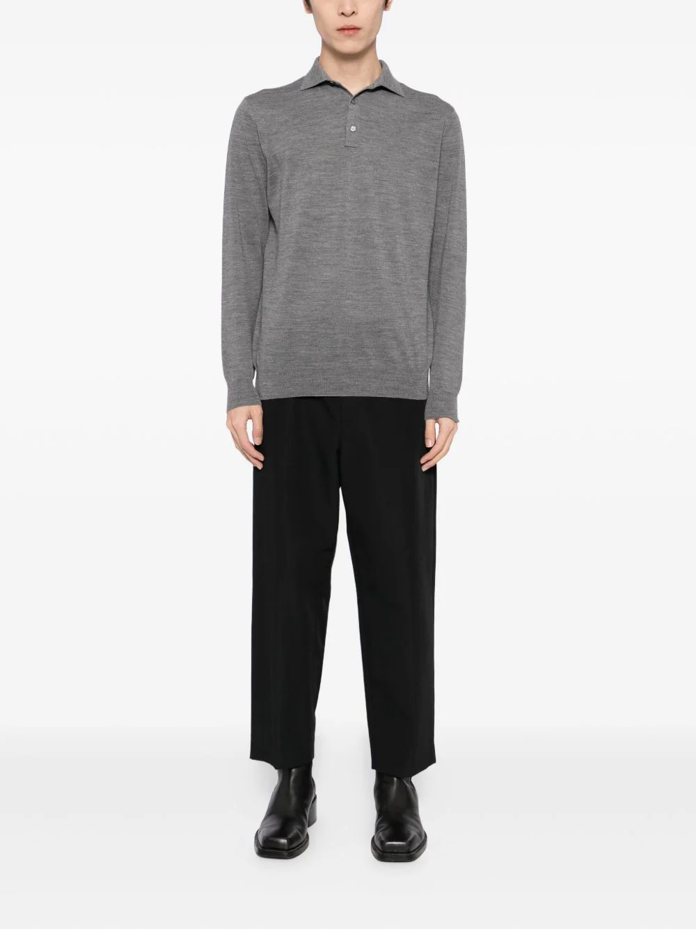 Wool Polo Shirt - Image 2