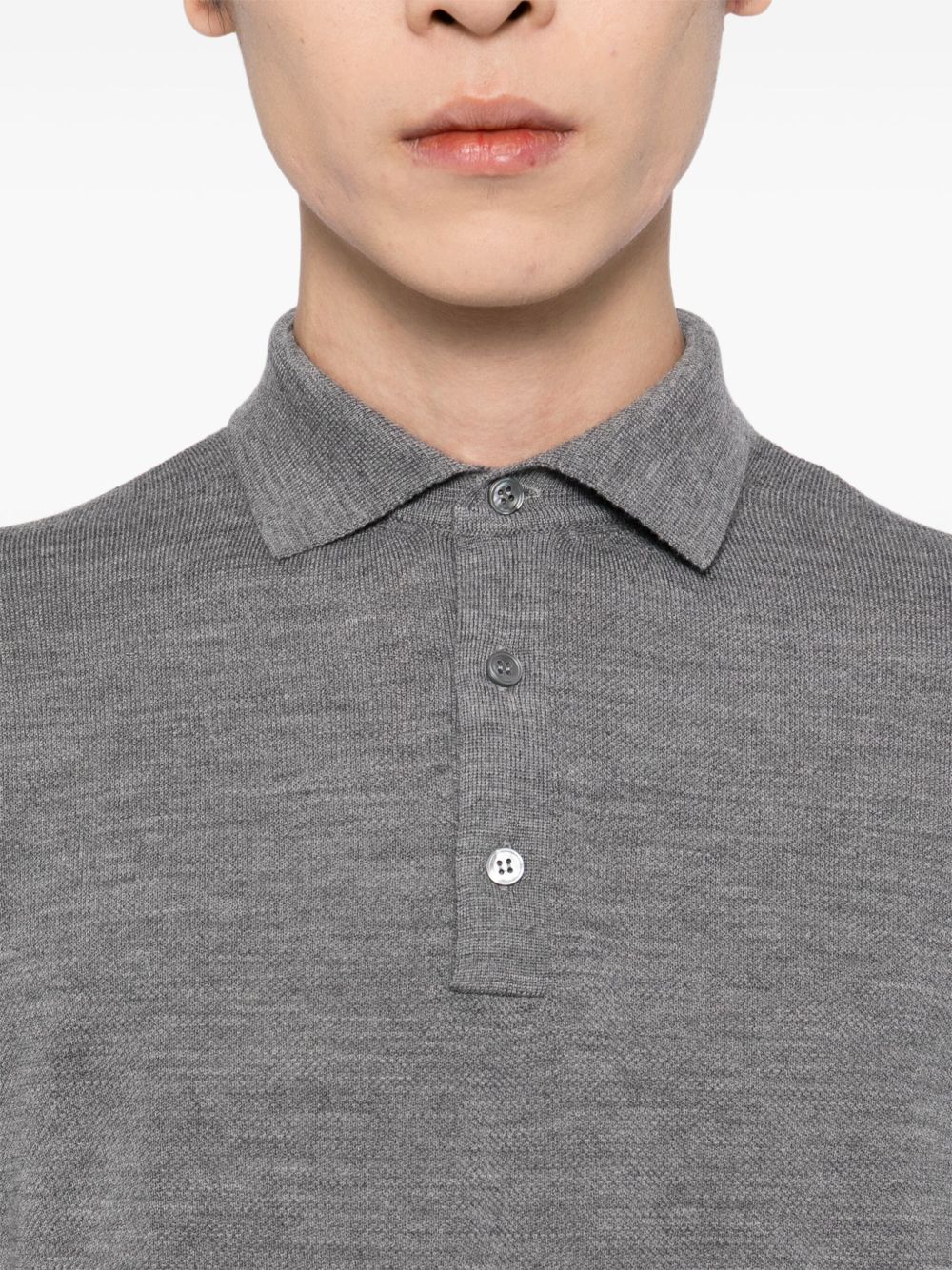 Wool Polo Shirt - Image 5