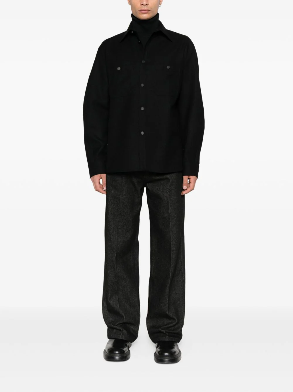 Wool Shirt Jacket - Image 2