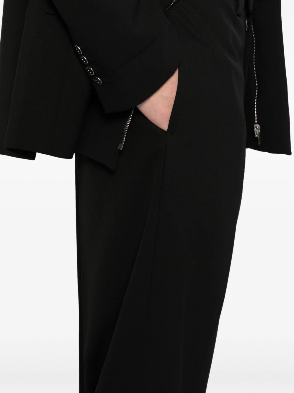 Wool Tailored Trousers - Image 3