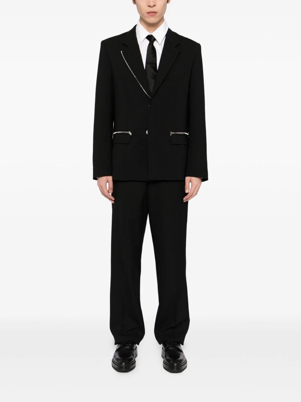 Wool Tailored Trousers - Image 4