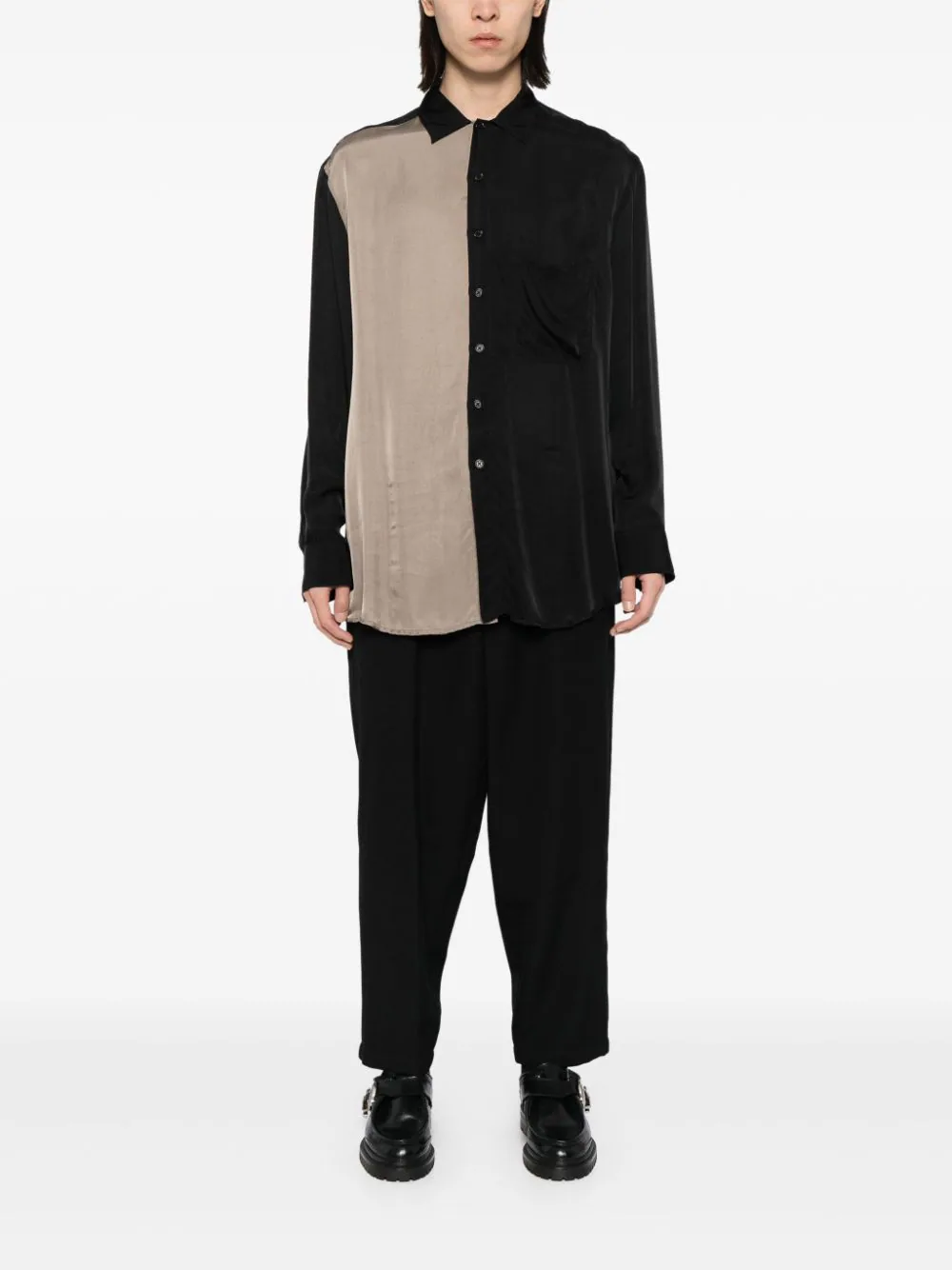 Wool Tapered Trousers - Image 2
